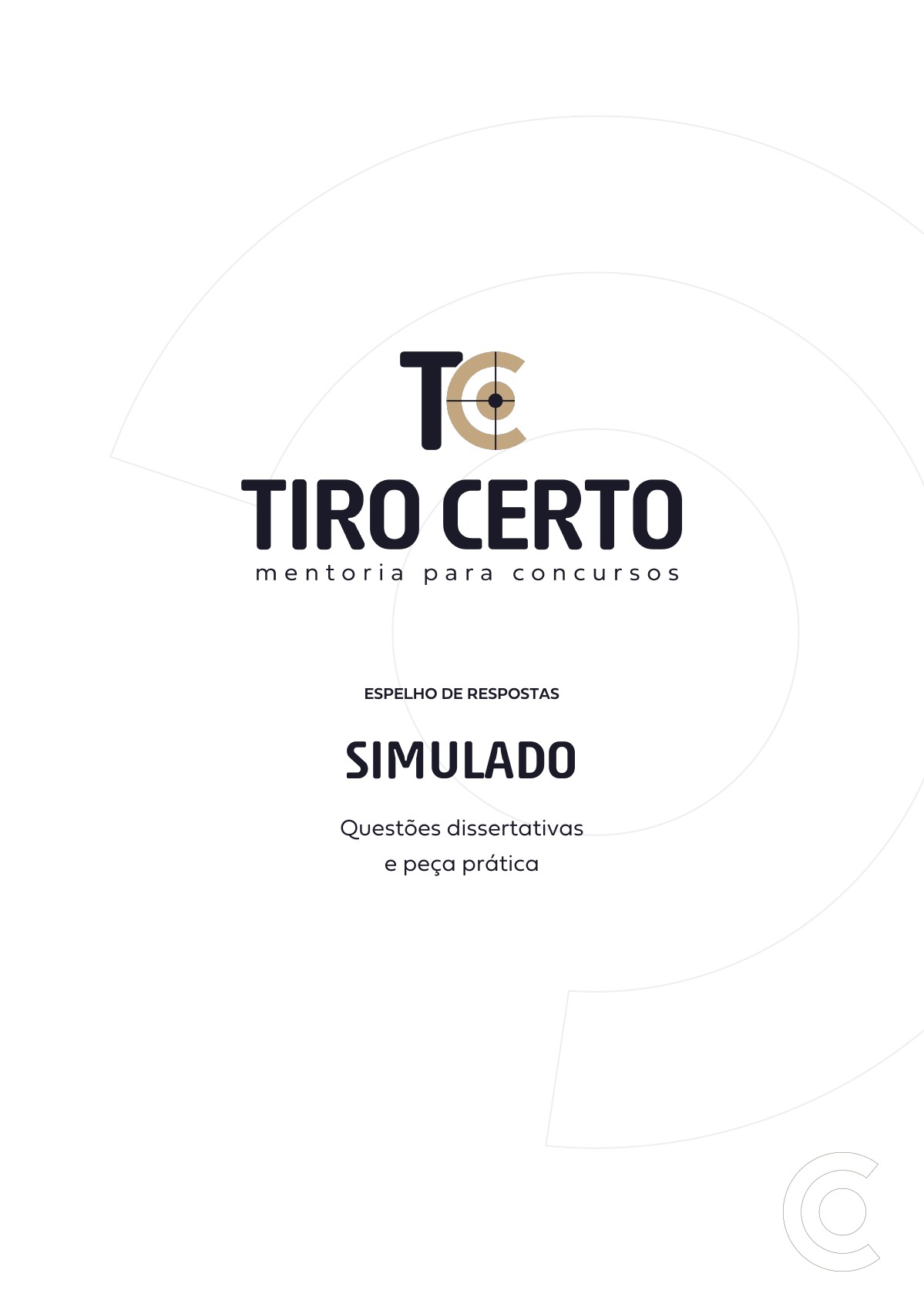 Capa do material do Simulado 01